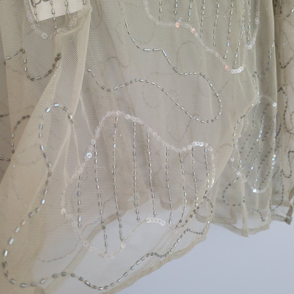 NWT BAR III Sheer Embroidered top, S - Picture 4 of 8